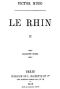 [Gutenberg 42151] • Le Rhin, Tome II